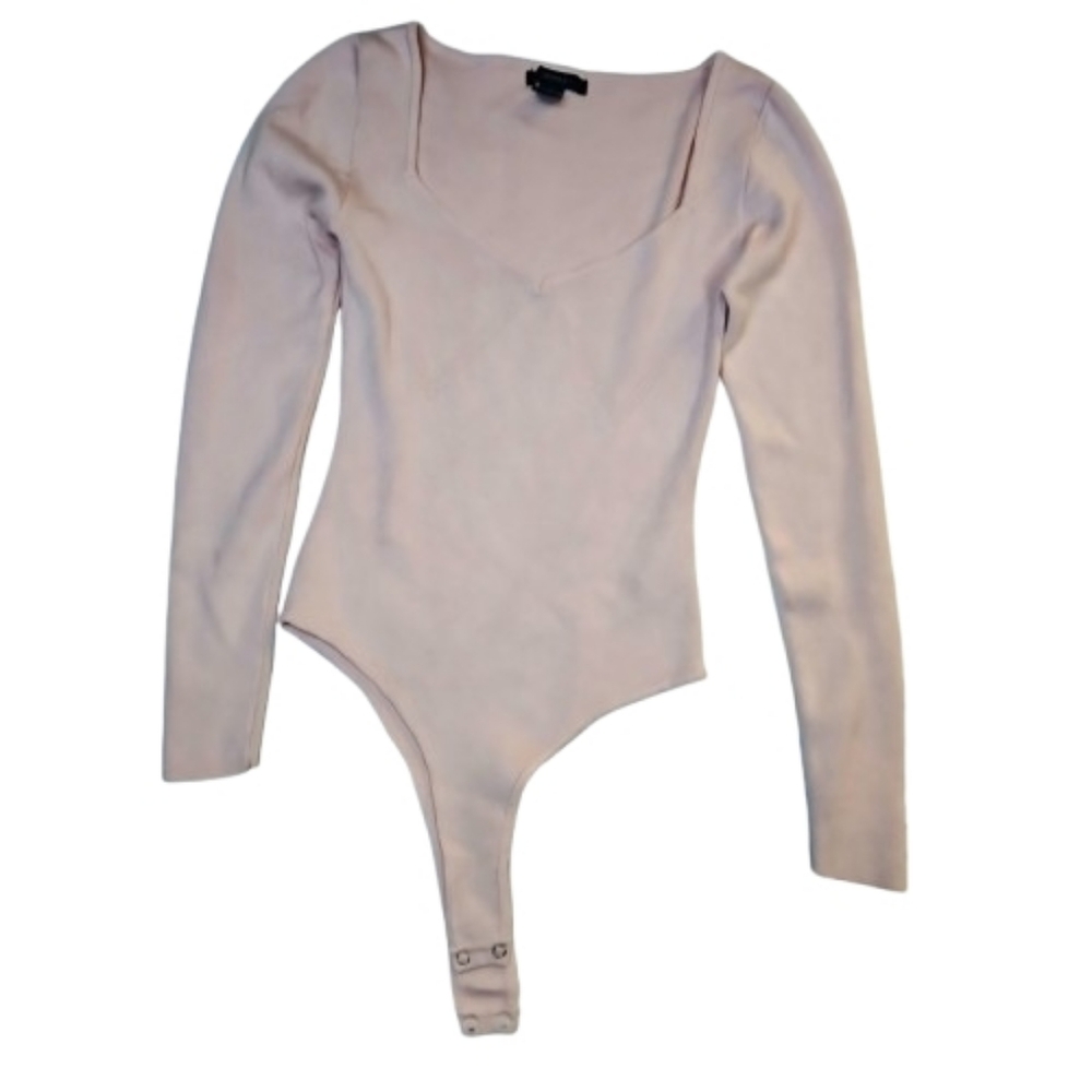 🎁 Forever21 women pink Bodysuit small